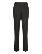 Teana1 Bottoms Trousers Straight Leg Black BOSS