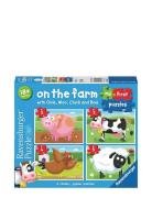 On The Farm My First Puzzle 2/3/4/5P Toys Puzzles And Games Puzzles Cl...