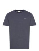 4-Col Oxford Regular Ss T-Shirt Tops T-shirts Short-sleeved Blue GANT