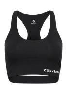 Wordmark Bra Top Sport Bras & Tops Sports Bras - All Black Converse