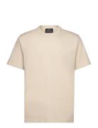 Combed Jersey Thorbjørn B Tee Tops T-shirts Short-sleeved Beige Mads N...