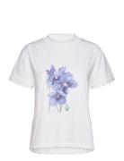 Cwatlanta - T-Shirt Tops T-shirts & Tops Short-sleeved White Claire Wo...