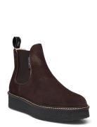 Dupla Shoes Chelsea Boots Brown Hush Puppies