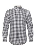 Reg Archive Oxford Check Shirt Tops Shirts Casual Blue GANT