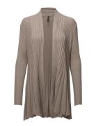 Fqclaudisse-L-Car Tops Knitwear Cardigans Beige FREE/QUENT