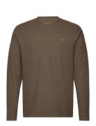 Rowe Ls Crew Tops T-shirts Long-sleeved Khaki Green AllSaints