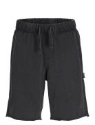 Jpstbill Jjkidd Wash Sweat Shorts Jnr Bottoms Shorts Black Jack & J S