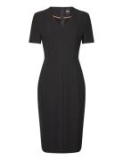 Damaisa Polvipituinen Mekko Black BOSS