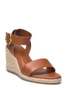 Wedge Buckle Sandals Kiilakorkokengät Brown Mango