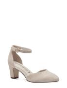 Women Court Sho Shoes Heels Pumps Classic Cream Tamaris