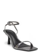 Metallic Straps Sandals Korolliset Sandaalit Silver Mango