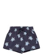 Turtles Print Swimsuit Uimashortsit Navy Mango