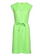 Helia Leia Dress Polvipituinen Mekko Green MOS MOSH