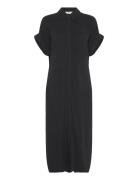 Objsanne Tiana S/S Dress Noos Polvipituinen Mekko Black Object