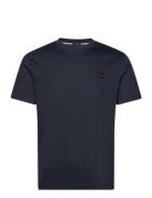 Tiburt 278 Tops T-shirts Short-sleeved Blue BOSS