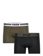 Puma Men Everyday Placed Logo Boxers 2P Bokserit Multi/patterned PUMA