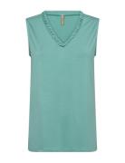 Sc-Marica Tops T-shirts & Tops Sleeveless Blue Soyaconcept