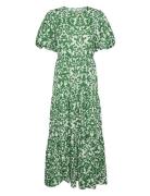 Yasgreena Ss Ankle Dress S. Maksimekko Juhlamekko Green YAS