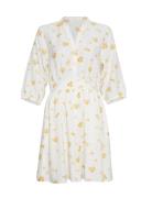 Mschrojan Vlora Shirt Dress Aop Lyhyt Mekko Yellow MSCH Copenhagen