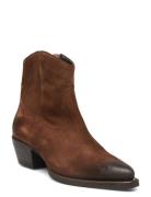 Booties Shoes Boots Ankle Boots Ankle Boots With Heel Brown Billi Bi