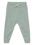 Cozy Me Dart Pants Baby Bottoms Sweatpants Green Müsli By Green Cotton