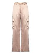 Robincras Pants Bottoms Trousers Wide Leg Beige Cras