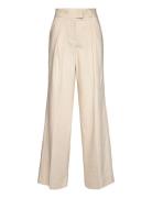 Wide Leg Pants Bottoms Trousers Wide Leg Cream IVY OAK