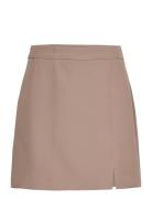 Onlelly Life Slit Skirt Tlr Lyhyt Hame Brown ONLY