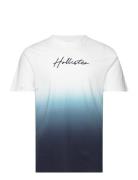 Hco. Guys Graphics Tops T-shirts Short-sleeved White Hollister