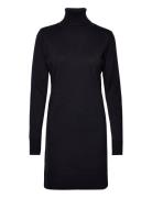 U6801, Milasz Rollneck Dress Polvipituinen Mekko Blue Saint Tropez