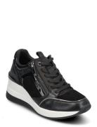 Women Lace-Up Matalavartiset Sneakerit Tennarit Black Tamaris