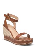 Hilarie Burnished Leather Espadrille Korolliset Sandaalit Espadrillot ...