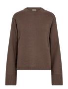 Bs Michelle Knitwear Tops Knitwear Jumpers Brown Bruun & Stengade