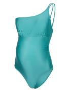 Mllulu Padded Hc Swimsuit Uv A. Uimapuku Uima-asut Blue Mamalicious