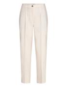 D6Heston Straight Crop Pants Bottoms Trousers Straight Leg Cream Dante...