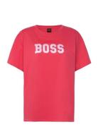 C_Emil Tops T-shirts & Tops Short-sleeved Pink BOSS