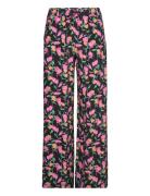 Allen Aop Floaty Pants Bottoms Trousers Flared Multi/patterned Tamaris...