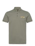 Polo Tops Polos Short-sleeved Khaki Green EA7