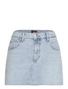 Mini Skirt Lyhyt Hame Blue Lee Jeans