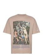 Rrpedro Tee Tops T-shirts Short-sleeved Beige Redefined Rebel