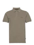 G/D Superflex Polo Piqué Tops Polos Short-sleeved Khaki Green Lindberg...