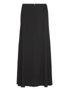 Georgette Ankle Skirt Pitkä Hame Black Calvin Klein