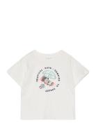 Snoopy Printed T-Shirt Tops T-shirts Short-sleeved White Mango