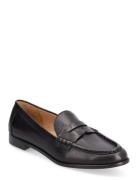 Burnished Calf-Wynnie-Fl-Lfr Loaferit Matalat Kengät Black Lauren Ralp...