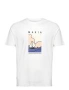 Sailaway T-Shirt Tops T-shirts Short-sleeved White Makia