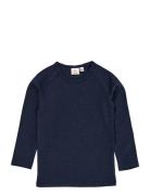 Melange Ls T-Shirt Tops T-shirts Long-sleeved T-shirts Navy Copenhagen...