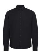 Sdval Sh Tops Shirts Casual Black Solid