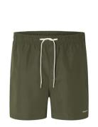 Slhdane Swimshorts W Uimashortsit Green Selected Homme