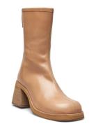 Booties Shoes Boots Ankle Boots Ankle Boots With Heel Beige Billi Bi