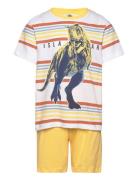 Set Pyjalong Pyjamasetti Pyjama Yellow Jurassic World